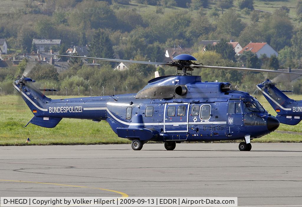 D-HEGD, Aerospatiale AS-332L-1 Super Puma C/N 2018, at scn