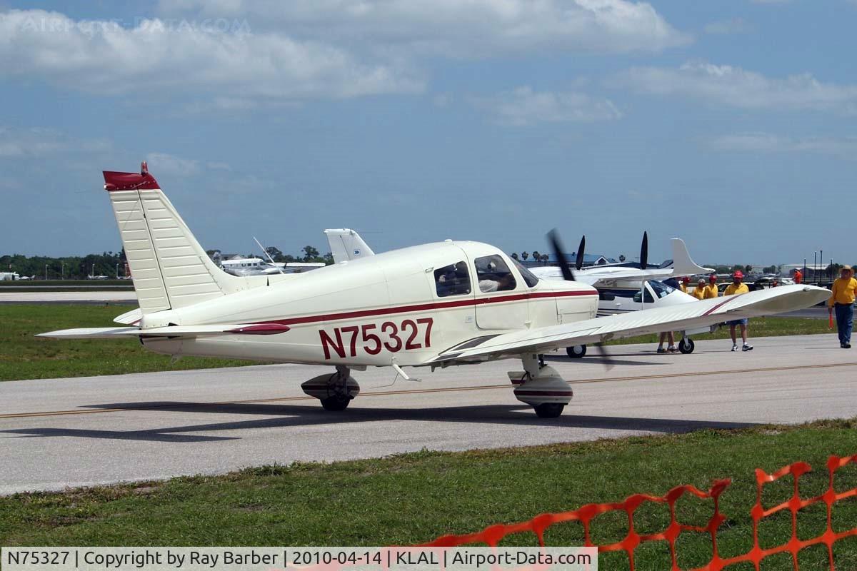 N75327, 1976 Piper PA-28-140 Cherokee C/N 28-7625214, Piper PA-28-140 Cherokee [28-7625214] Lakeland-Linder~N 14/04/2010