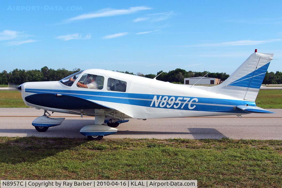 N8957C, 1976 Piper PA-28-140 Cherokee C/N 28-7625137, Piper PA-28-140 Cherokee [28-7625137] Lakeland-Linder~N 16/04/2010