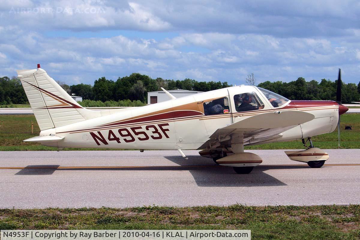 N4953F, 1976 Piper PA-28-140 Cruiser C/N 28-7725037, Piper PA-28-140 Cruiser [28-7725037] Lakeland-Linder~N 16/04/2010