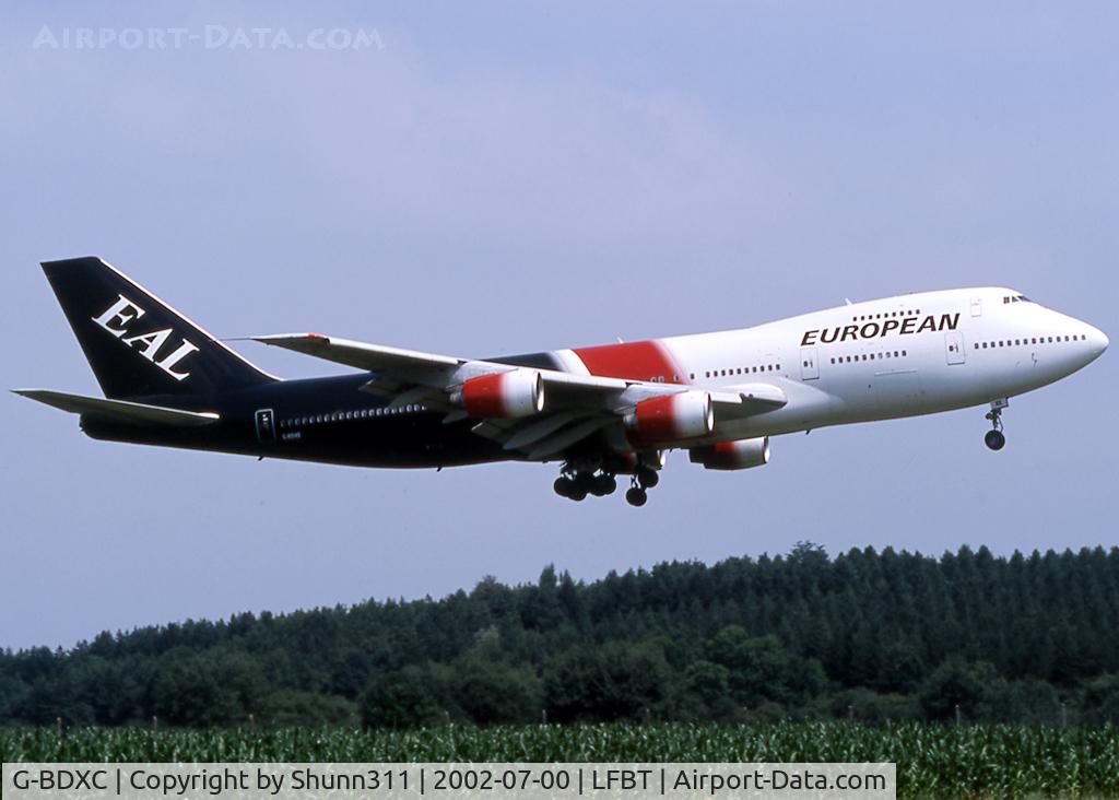 G-BDXC, 1977 Boeing 747-236B C/N 21240, Landing rwy 20