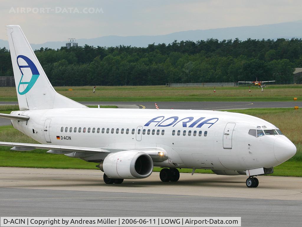 D-ACIN, 1990 Boeing 737-53C C/N 24825, Operating for Adria Airways.