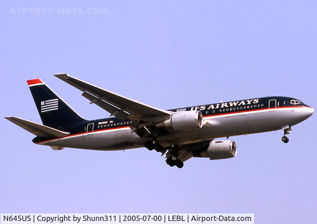 N645US, 1987 Boeing 767-201 C/N 23897, Landing rwy 07