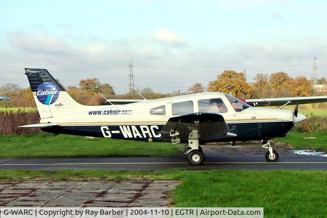 G-WARC, 1998 Piper PA-28-161 Cherokee Warrior III C/N 28-42035, Piper PA-28-161 Warrior III [2842035] Elstree~G 10/11/2004
