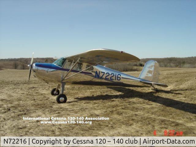N72216, 1946 Cessna 140 C/N 9389, 1946 Cessna 140