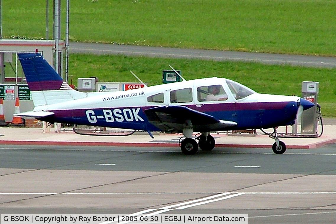G-BSOK, 1977 Piper PA-28-161 Warrior ll C/N 28-7816191, Piper PA-28-161 Warrior II [28-7816191] Staverton~G 30/06/2005