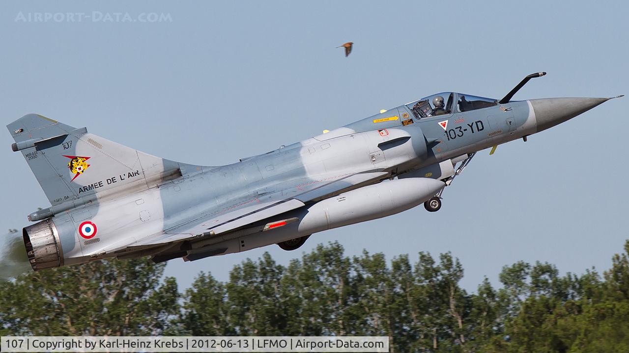 107, Dassault Mirage 2000C C/N 372, 107 / 103-YD Mirage 2000C