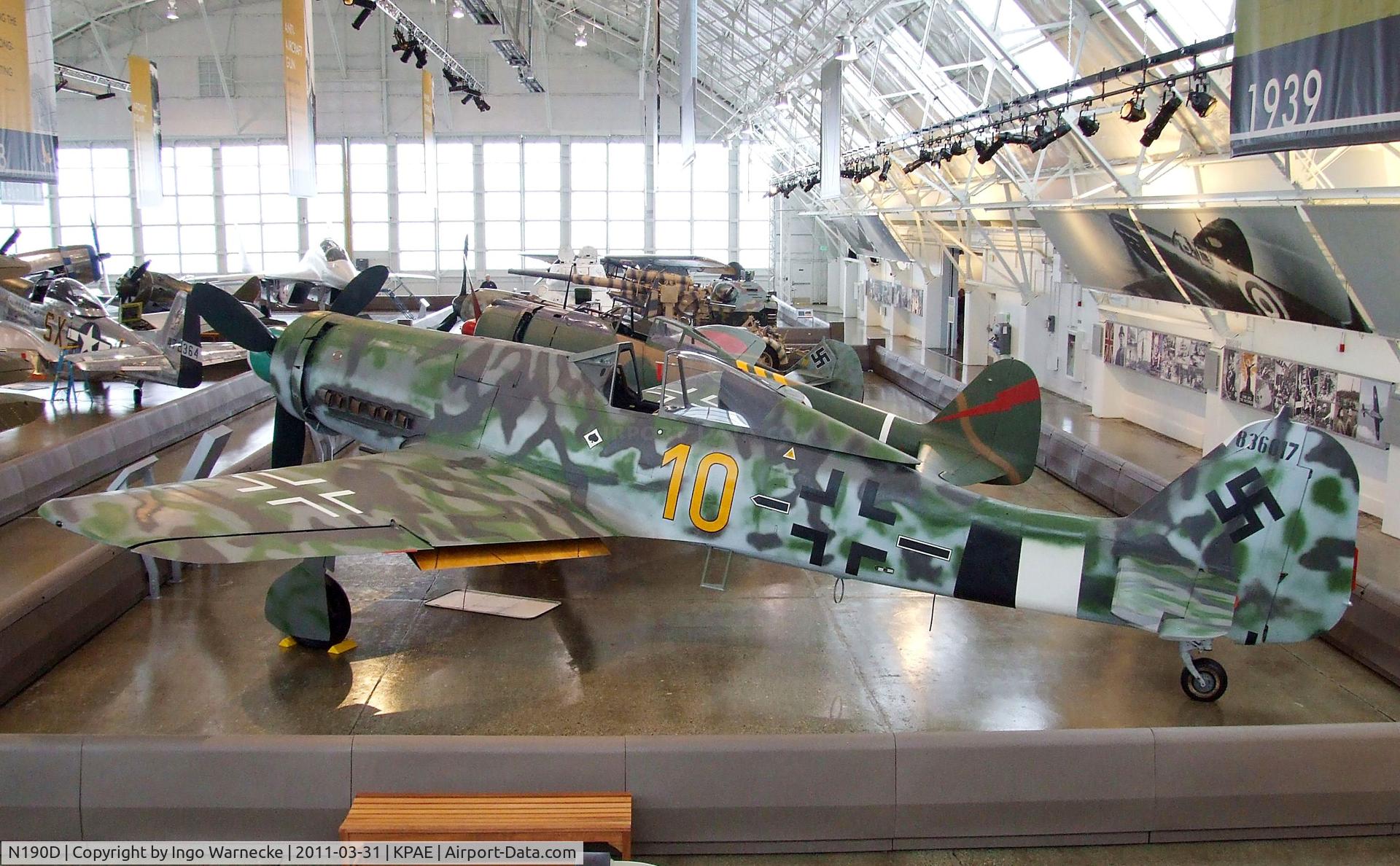 N190D, Focke-Wulf Fw-190D-13/R11 C/N 836017, Focke-Wulf Fw 190D-13 at the Flying Heritage Collection, Everett WA
