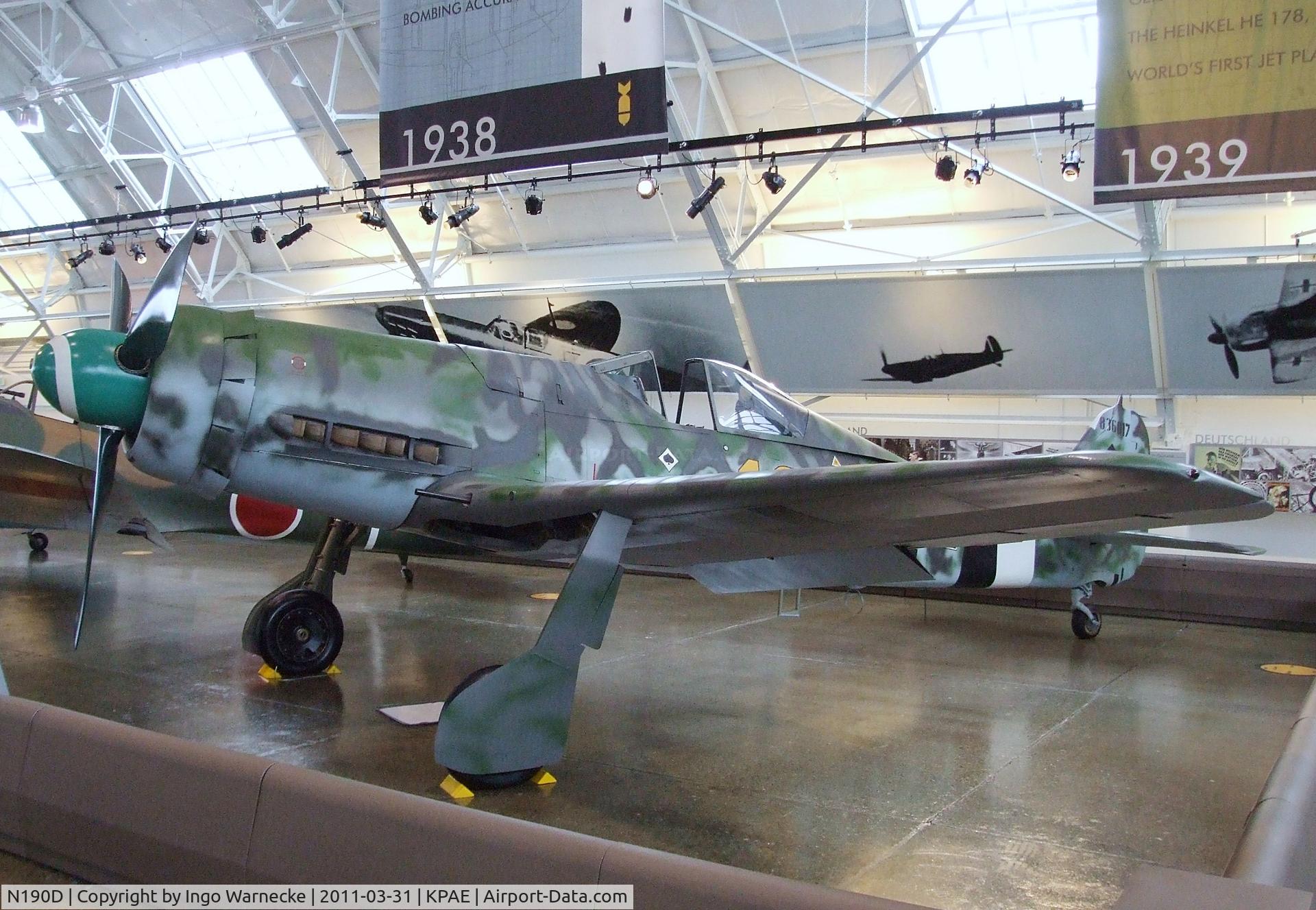 N190D, Focke-Wulf Fw-190D-13/R11 C/N 836017, Focke-Wulf Fw 190D-13 at the Flying Heritage Collection, Everett WA