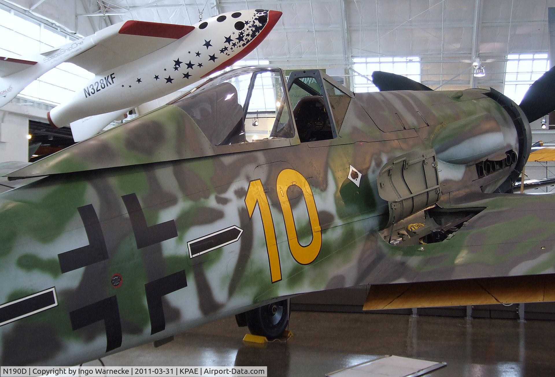 N190D, Focke-Wulf Fw-190D-13/R11 C/N 836017, Focke-Wulf Fw 190D-13 at the Flying Heritage Collection, Everett WA