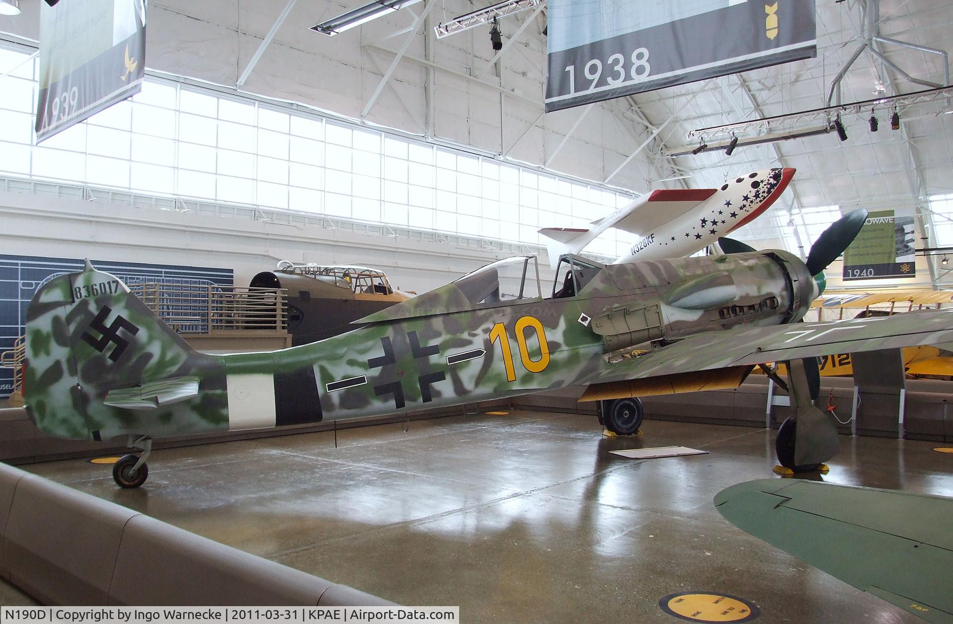 N190D, Focke-Wulf Fw-190D-13/R11 C/N 836017, Focke-Wulf Fw 190D-13 at the Flying Heritage Collection, Everett WA
