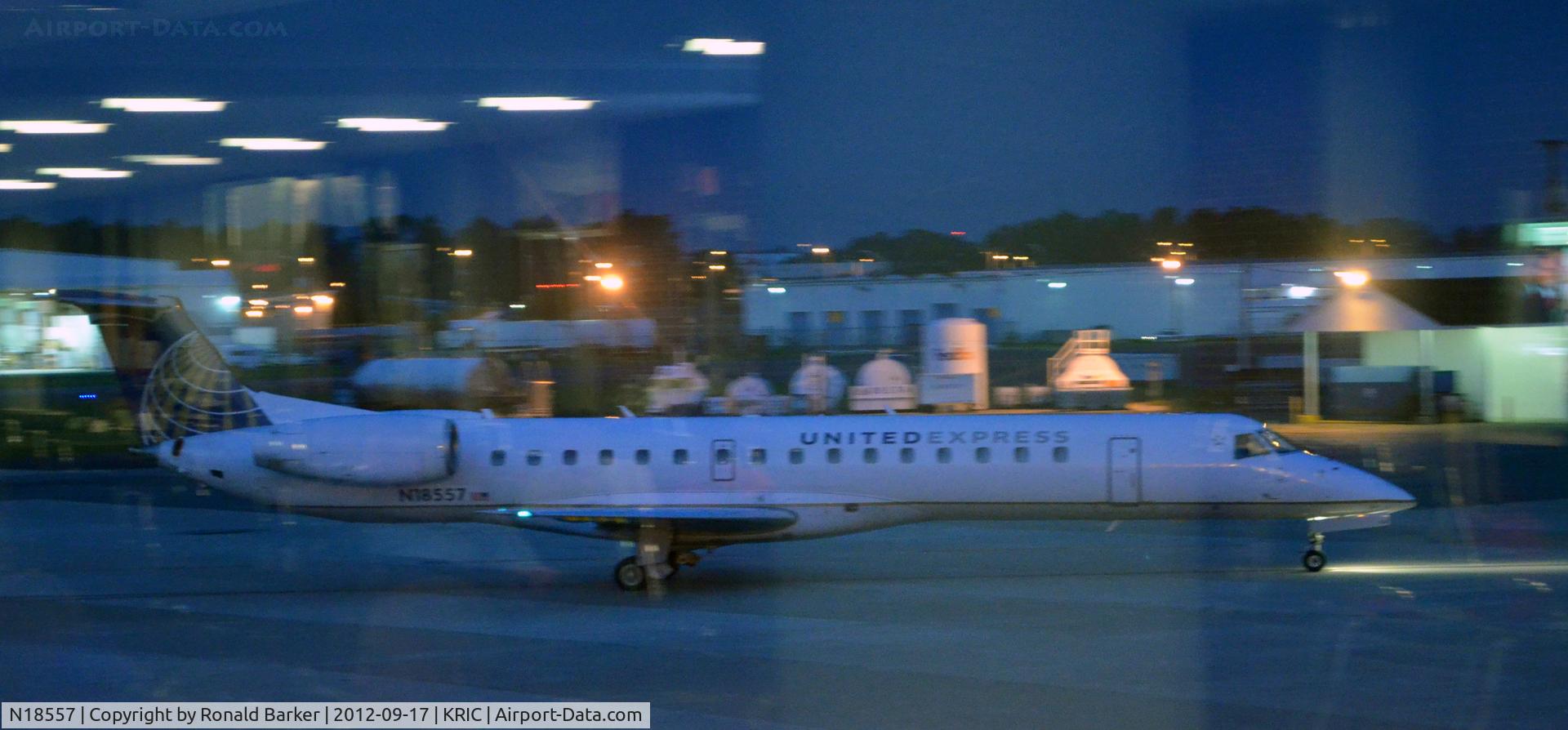 N18557, 2002 Embraer ERJ-145LR (EMB-145LR) C/N 145596, Richmond