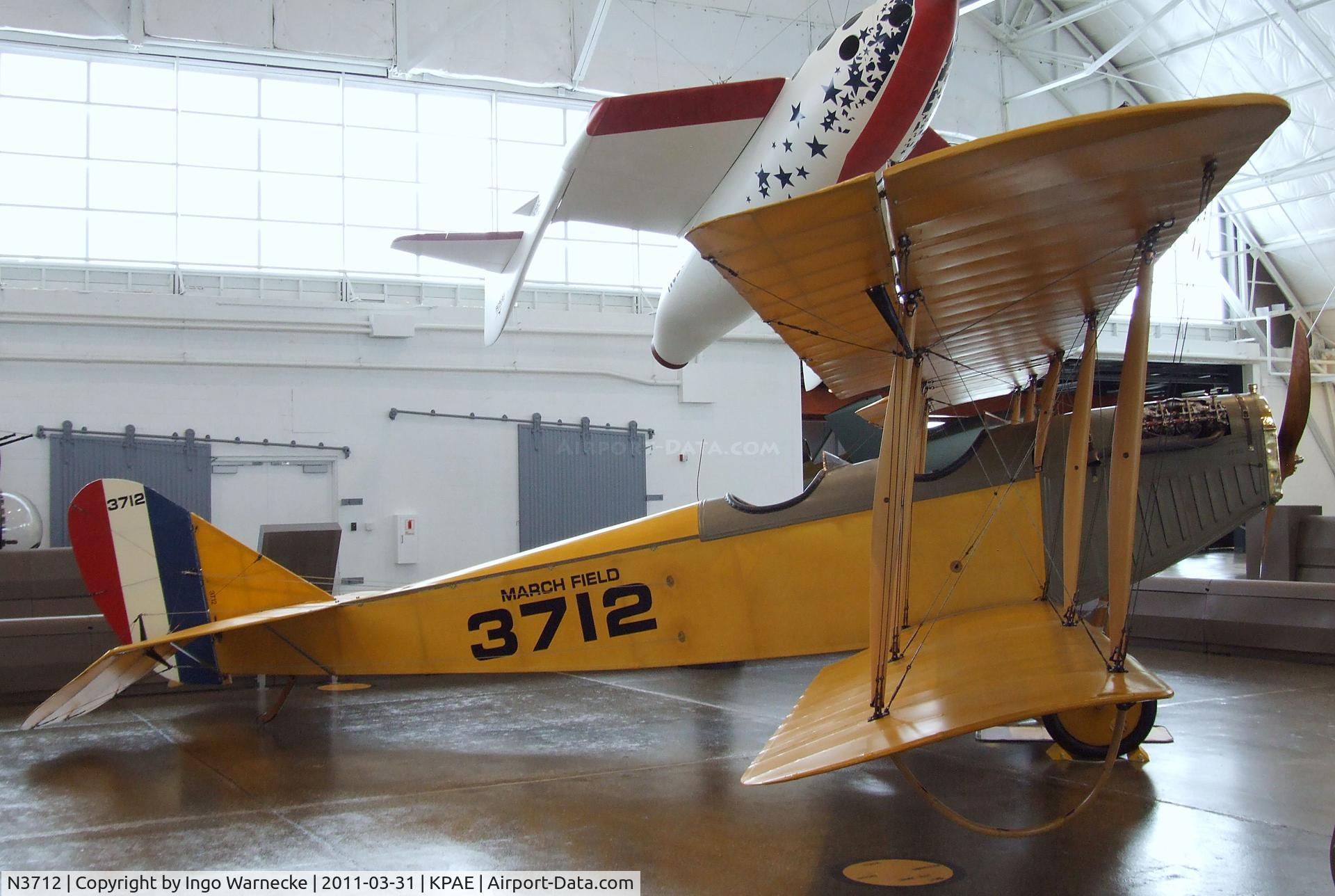 N3712, 1918 Curtiss JN-4D Jenny C/N 3712, Curtiss JN-4D at the Flying Heritage Collection, Everett WA