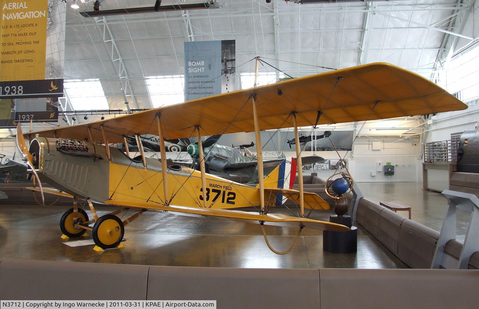 N3712, 1918 Curtiss JN-4D Jenny C/N 3712, Curtiss JN-4D at the Flying Heritage Collection, Everett WA