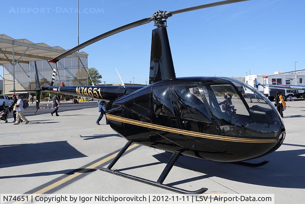 N74651, 2005 Robinson R44 II C/N 10822, On static display.
