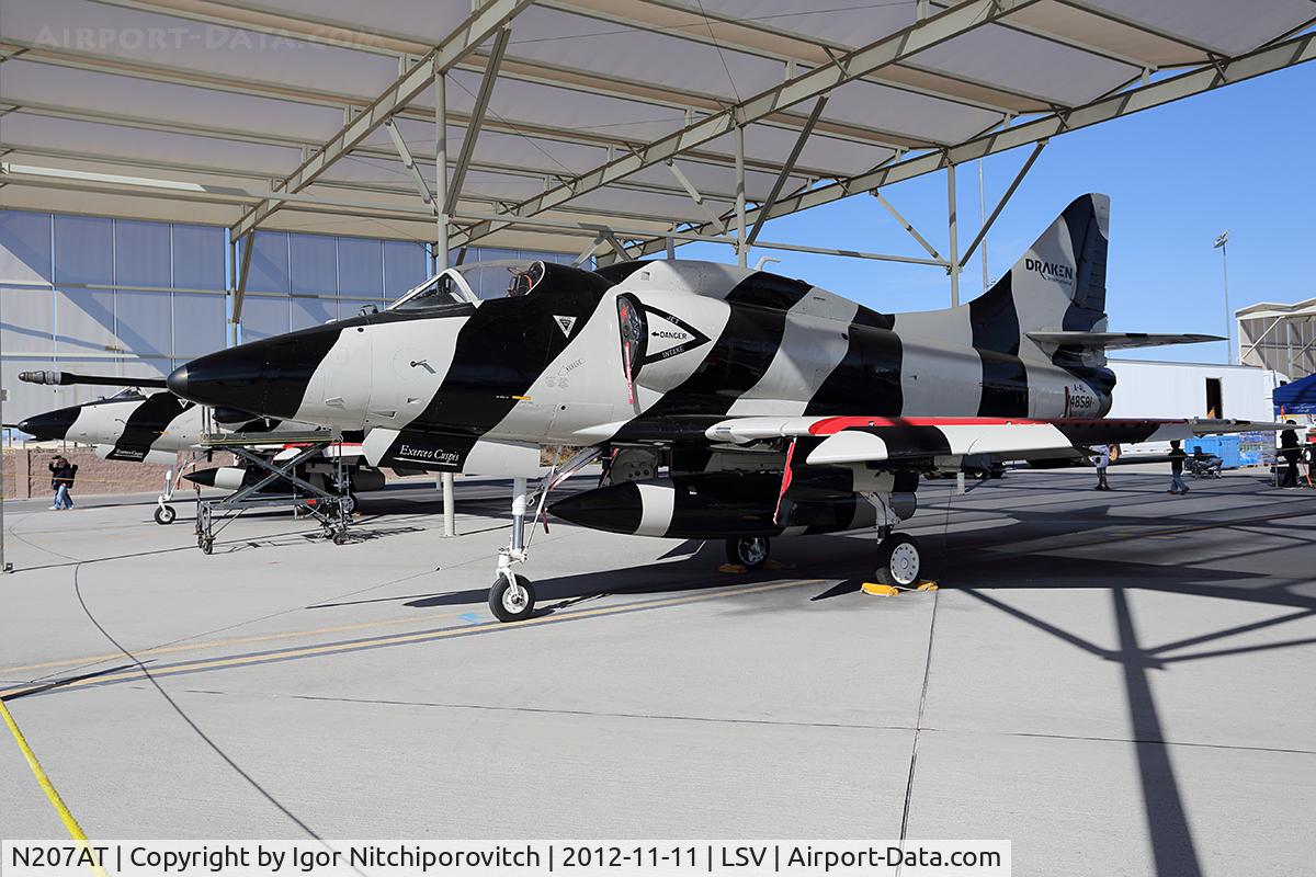 N207AT, 1961 Douglas A-4L (A4D-2N) C/N 12774, On static display