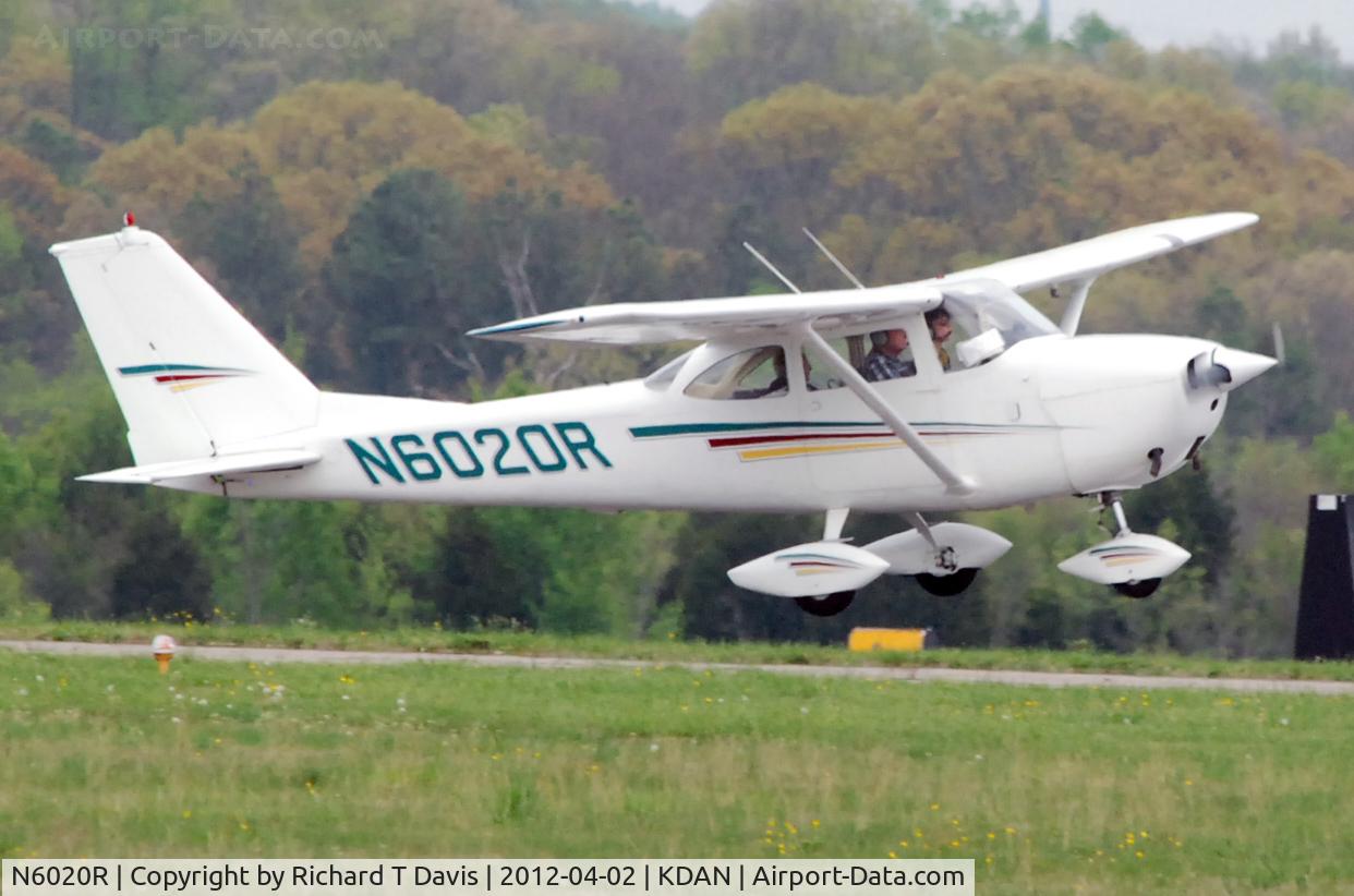 N6020R, 1965 Cessna 172G C/N 17253689, 1965 Cessna 172G Skyhawk in Danville Va.