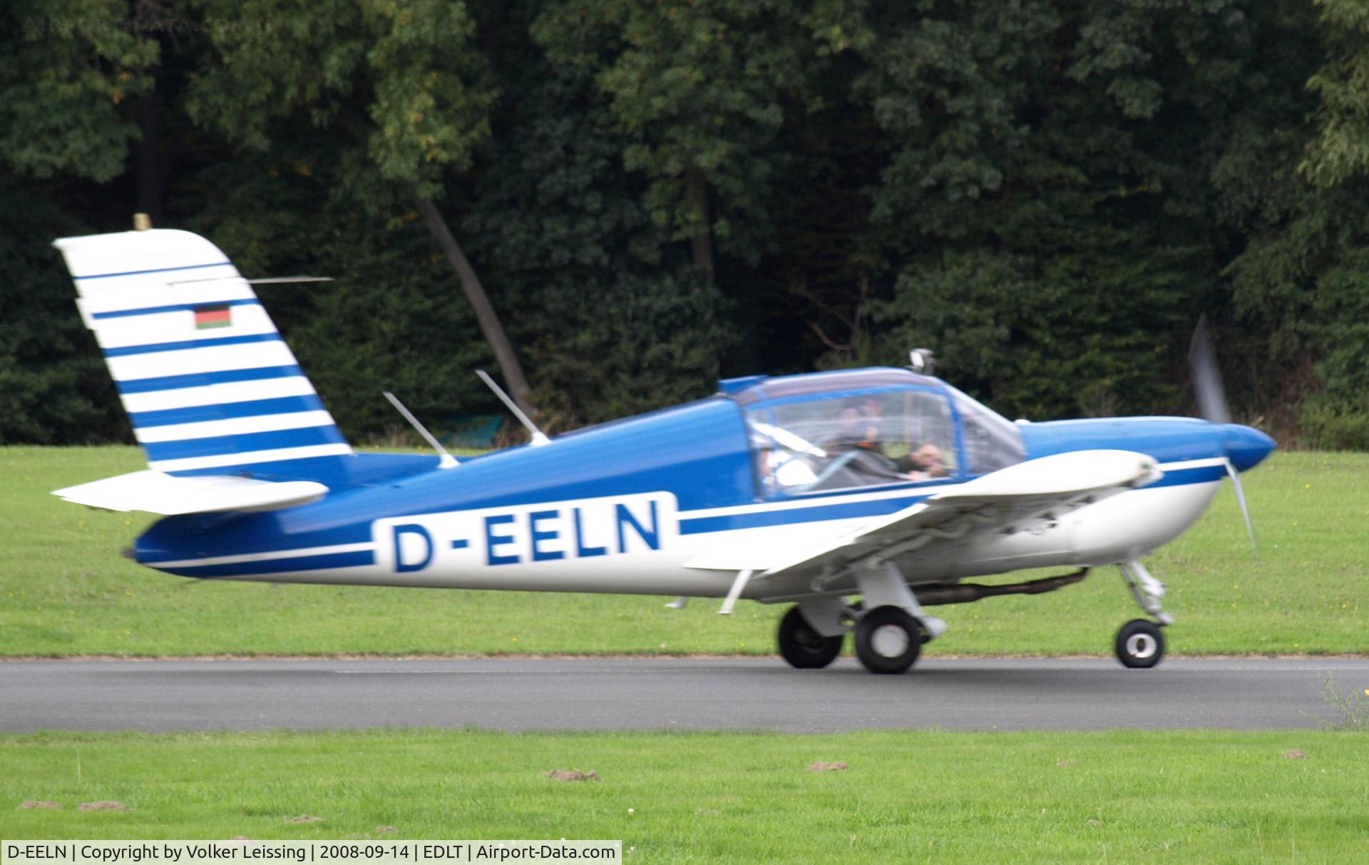 D-EELN, 1983 Morane-Saulnier MS-893E Rallye 180TS Galerien C/N 3359, Landing at EDLT (Muenster-Telgte)