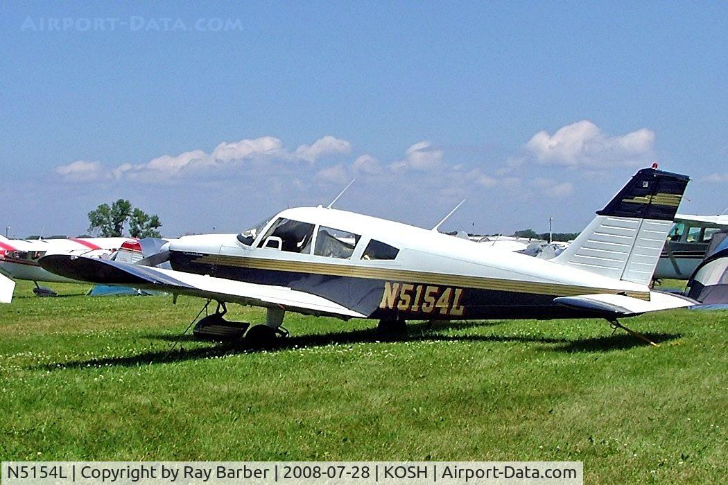 N5154L, 1967 Piper PA-28-180 C/N 28-4439, Piper PA-28-180 Cherokee D [28-4439] Oshkosh~N 28/07/2008