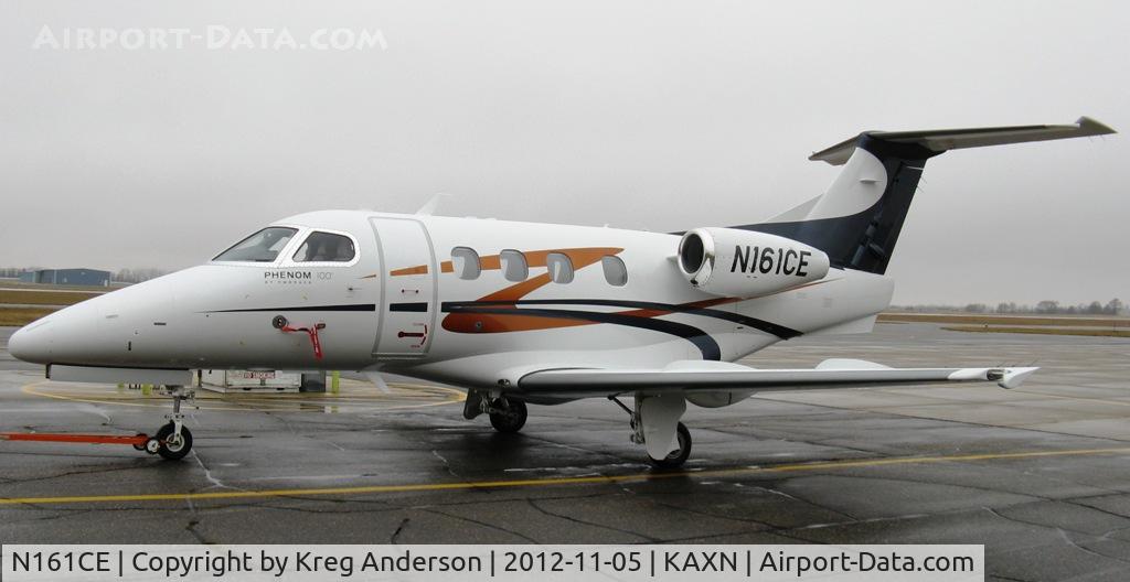 N161CE, 2012 Embraer EMB-500 Phenom 100 C/N 50000274, Embraer EMB-500 at the fuel pumps.