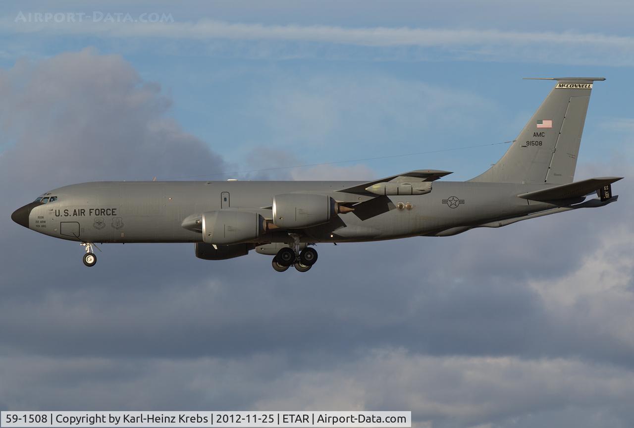 59-1508, 1960 Boeing KC-135R Stratotanker C/N 17996, Airbase Ramstein, Germany