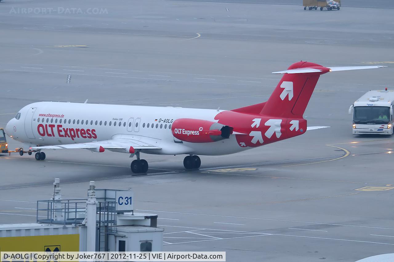 D-AOLG, 1993 Fokker 100 (F-28-0100) C/N 11452, OLT Express