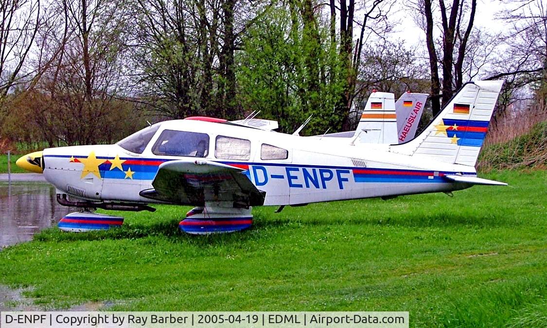 D-ENPF, 1982 Piper PA-28-181 Archer II C/N 28-8290049, Piper PA-28-181 Archer II [28-8290049] Landshut~D 19/04/2005