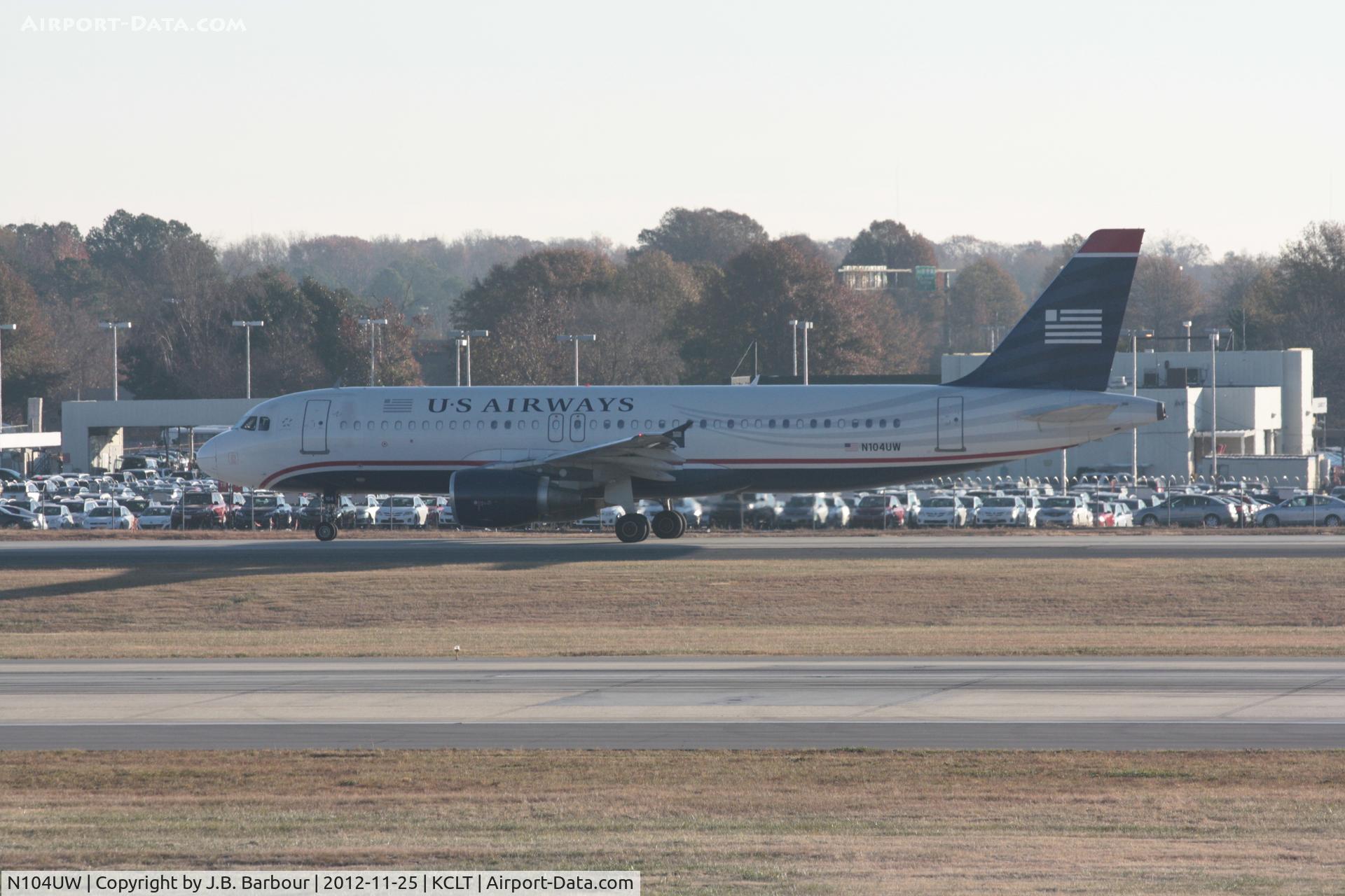 N104UW, 1999 Airbus A320-214 C/N 0863, US Air