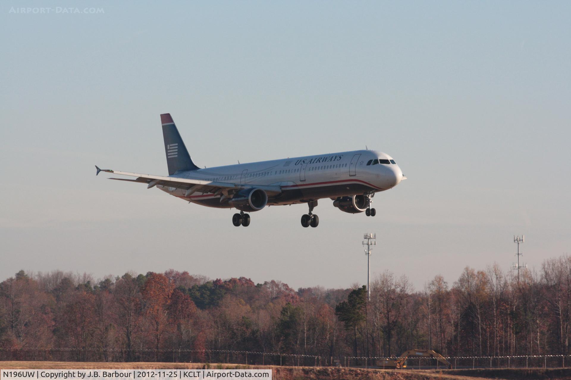 N196UW, 2009 Airbus A321-211 C/N 3879, US AIR