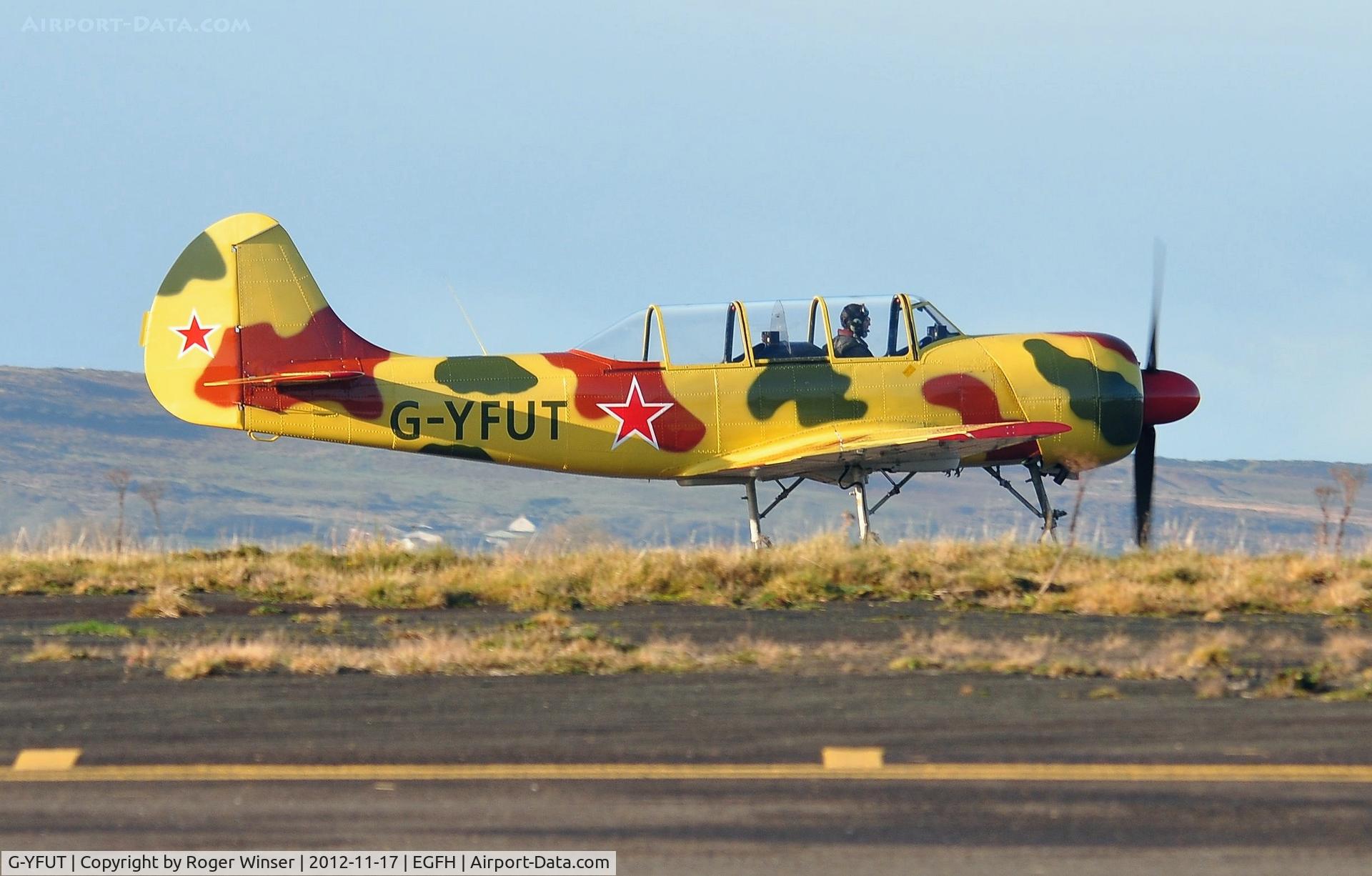 G-YFUT, 1988 Bacau Yak-52 C/N 888410, Visiting Yak-52.