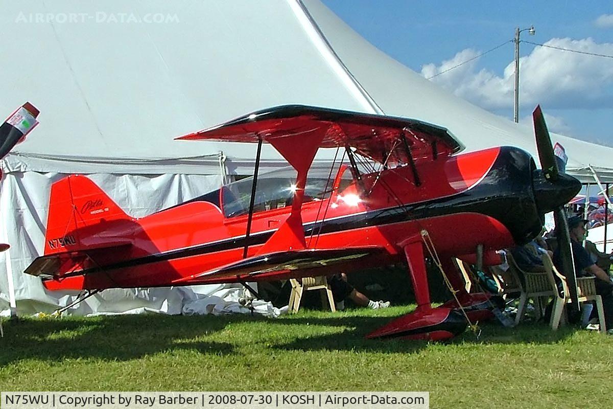 N75WU, 2004 Pitts Model 12 C/N 131, Pitts S-12 Monster [131] Oshkosh~N 30/07/2008