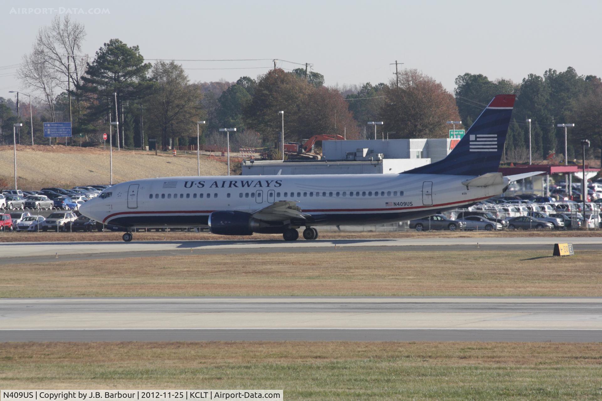 N409US, 1988 Boeing 737-401 C/N 23879, US AIR