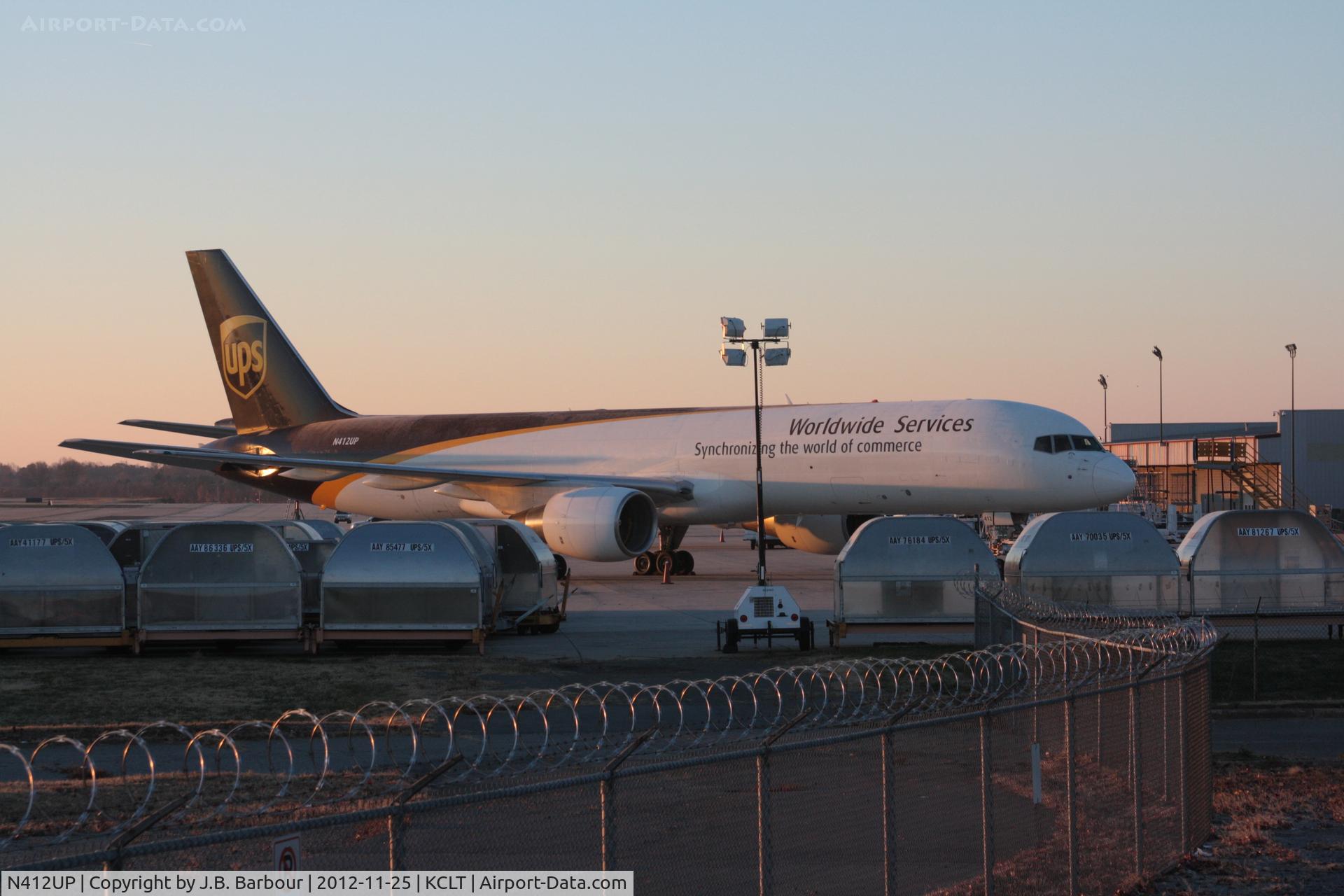 N412UP, 1988 Boeing 757-24APF C/N 23852, UNITED PARCEL SERVICE