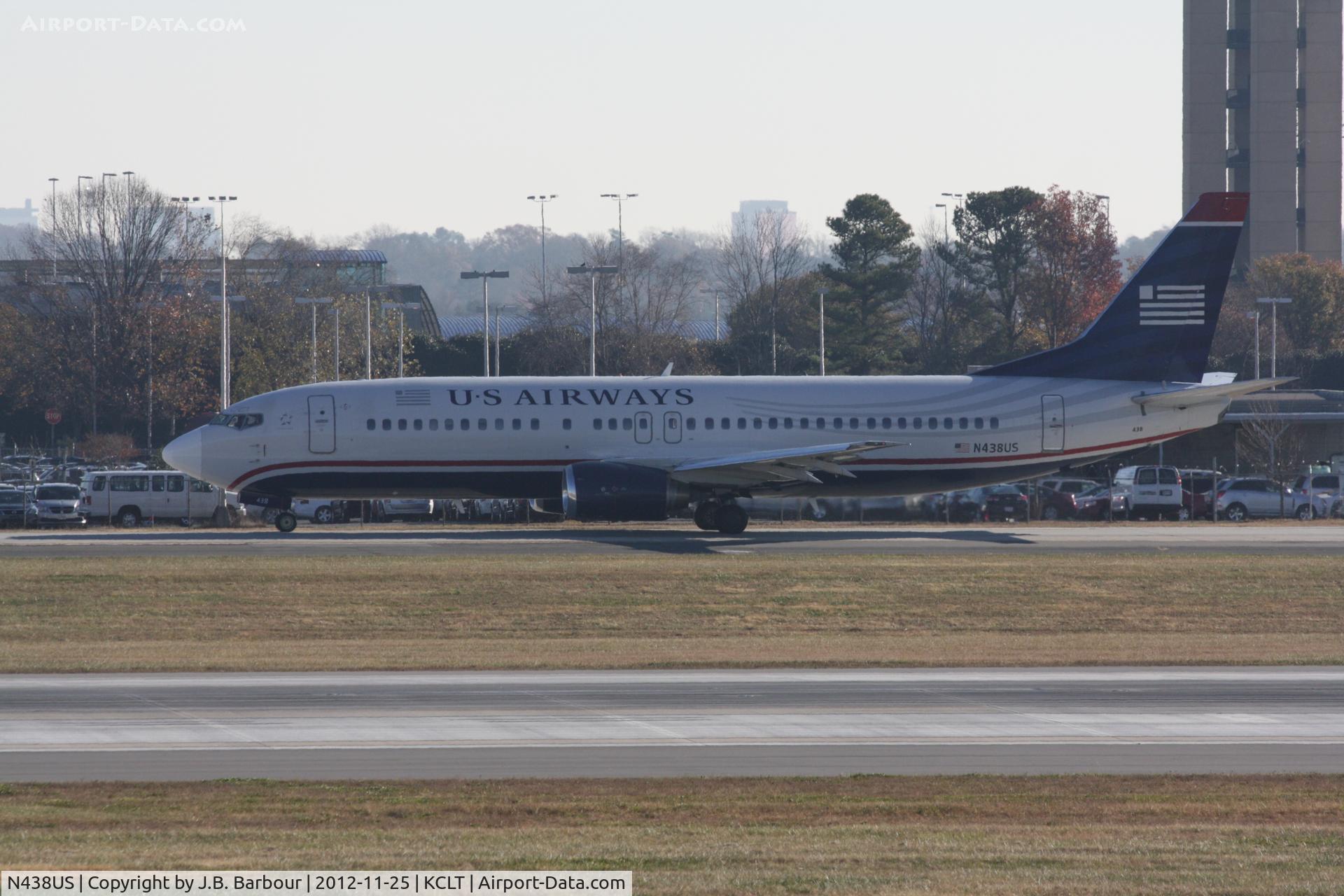 N438US, 1990 Boeing 737-4B7 C/N 24560, US AIR