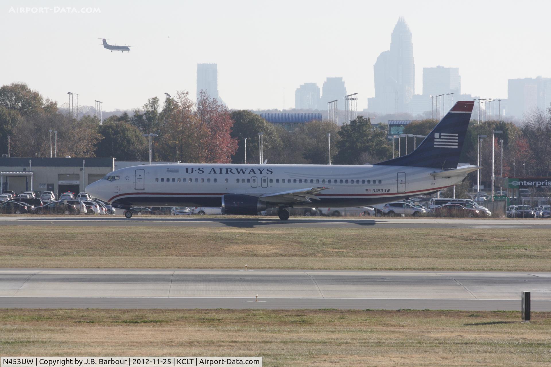 N453UW, 1991 Boeing 737-4B7 C/N 24980, US AIR