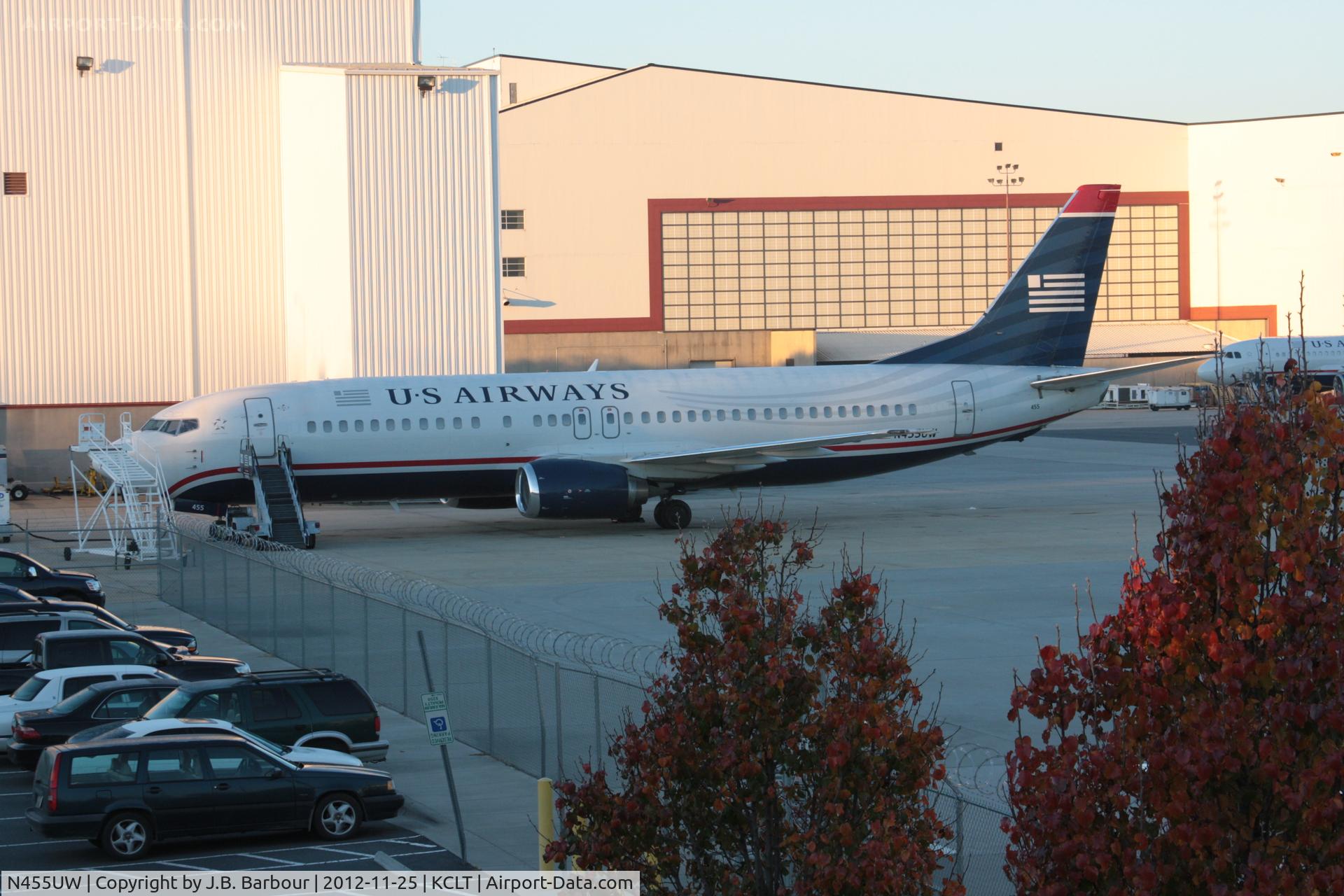 N455UW, 1991 Boeing 737-4B7 C/N 24997, US AIR