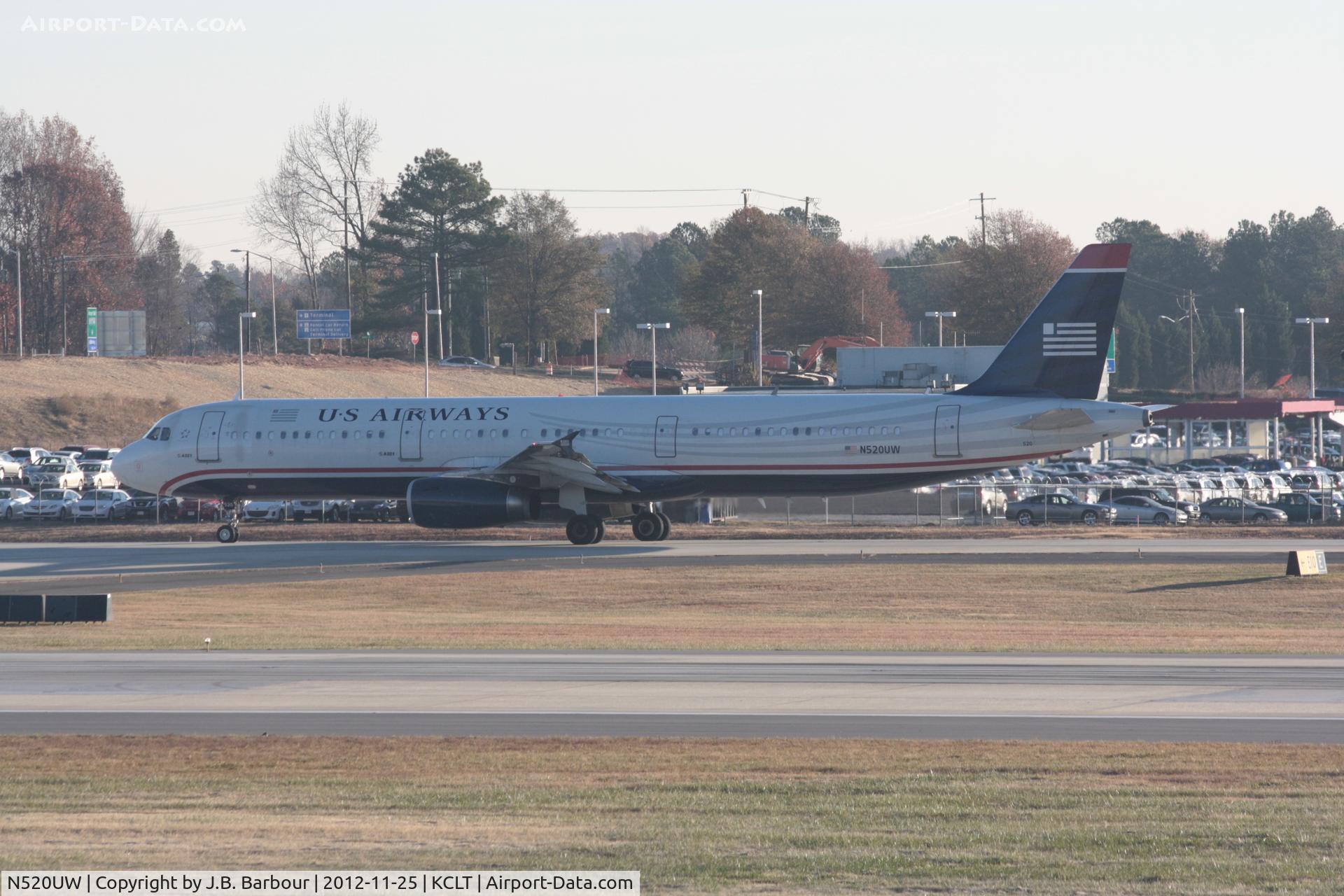 N520UW, 2009 Airbus A321-231 C/N 3924, US AIR