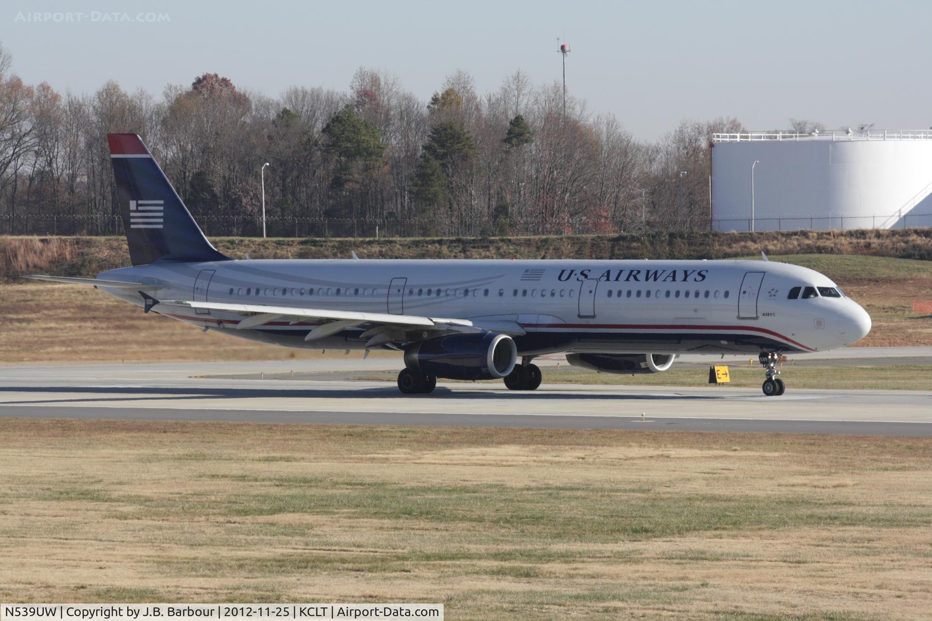 N539UW, 2009 Airbus A321-231 C/N 4082, US AIR