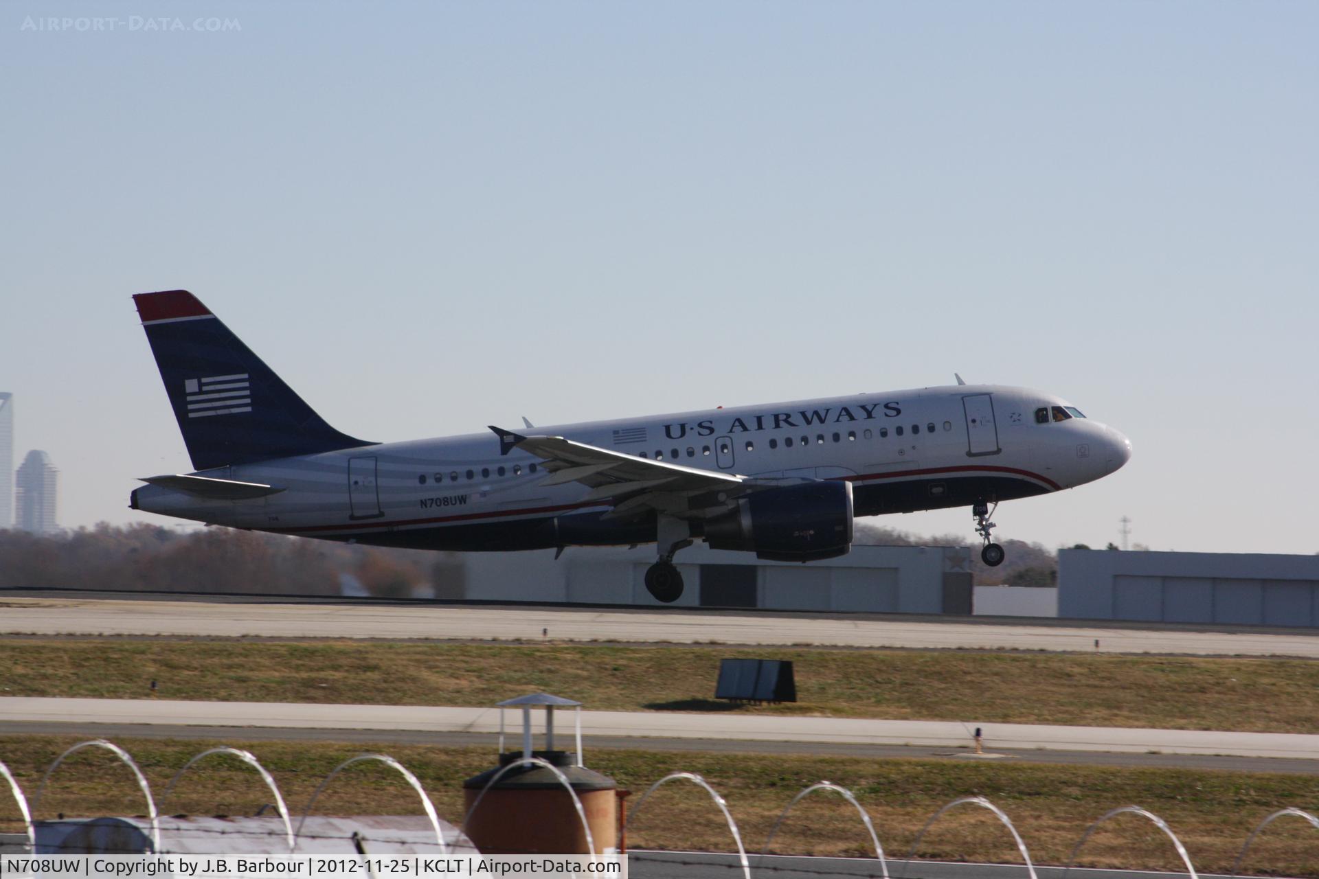 N708UW, 1999 Airbus A319-112 C/N 0972, US AIR