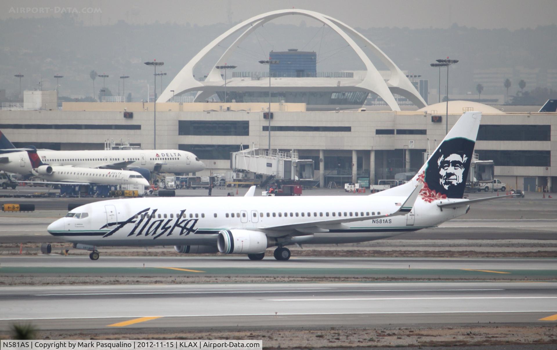N581AS, 2007 Boeing 737-890 C/N 35188, Boeing 737-800