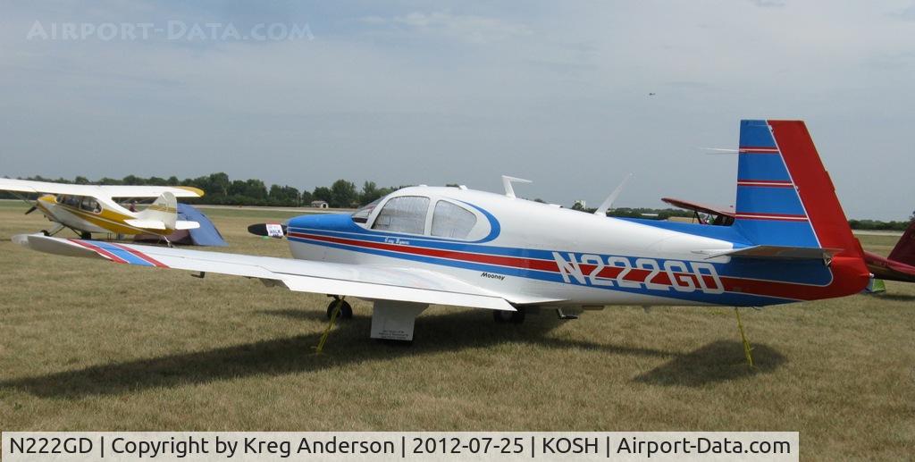 N222GD, 1962 Mooney M20C Ranger C/N 2185, EAA AirVenture 2012