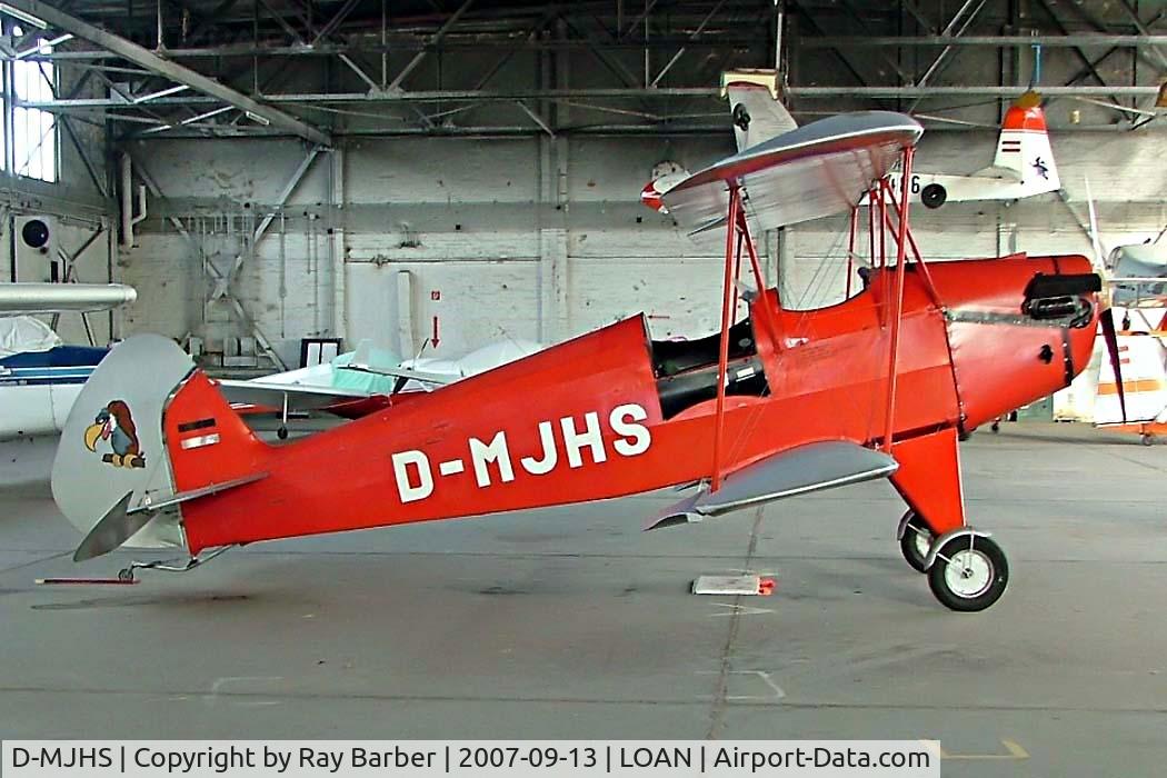 D-MJHS, Platzer Kiebitz B2 C/N 68, Platzer Kiebitz B2 [068] Wiener Neustadt Ost~OE 13/09/2007. Shown here with earlier markings.