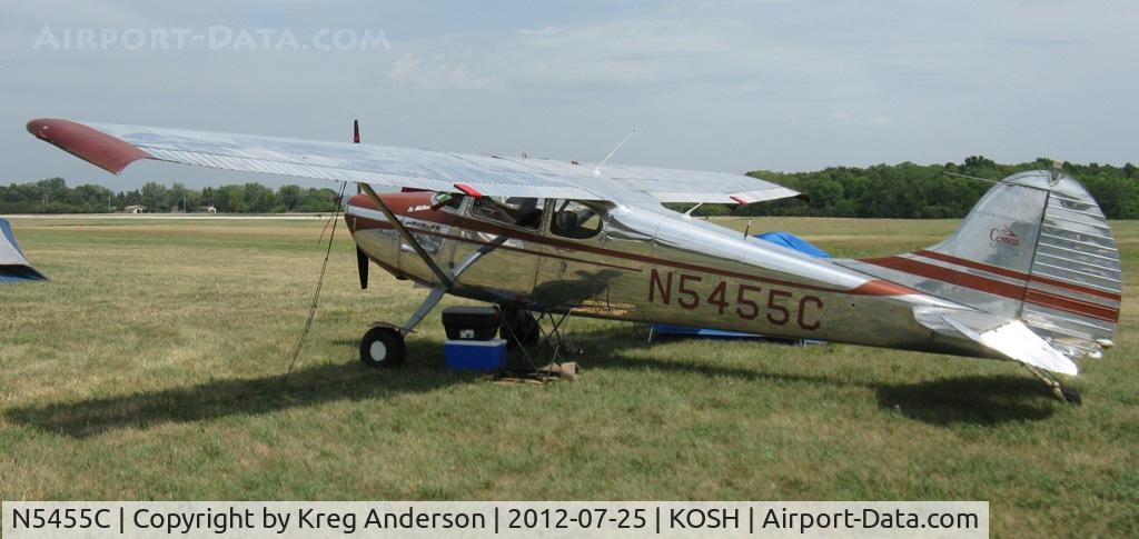 N5455C, 1950 Cessna 170A C/N 19489, EAA AirVenture 2012