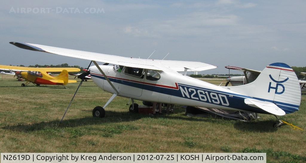 N2619D, 1952 Cessna 170B C/N 20771, EAA AirVenture 2012