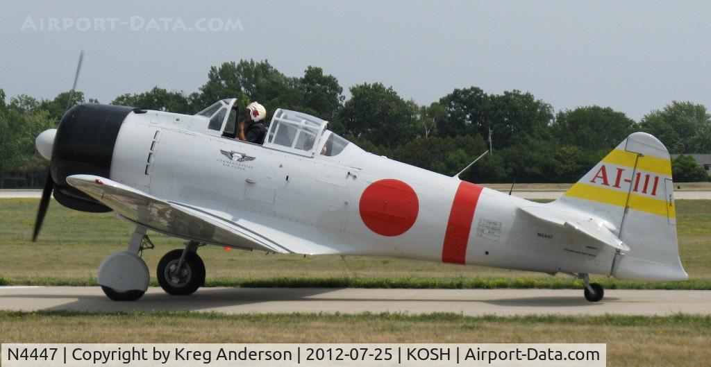 N4447, 1945 Canadian Car & Foundry Harvard Mk.4 C/N CCF4-241, EAA AirVenture 2012