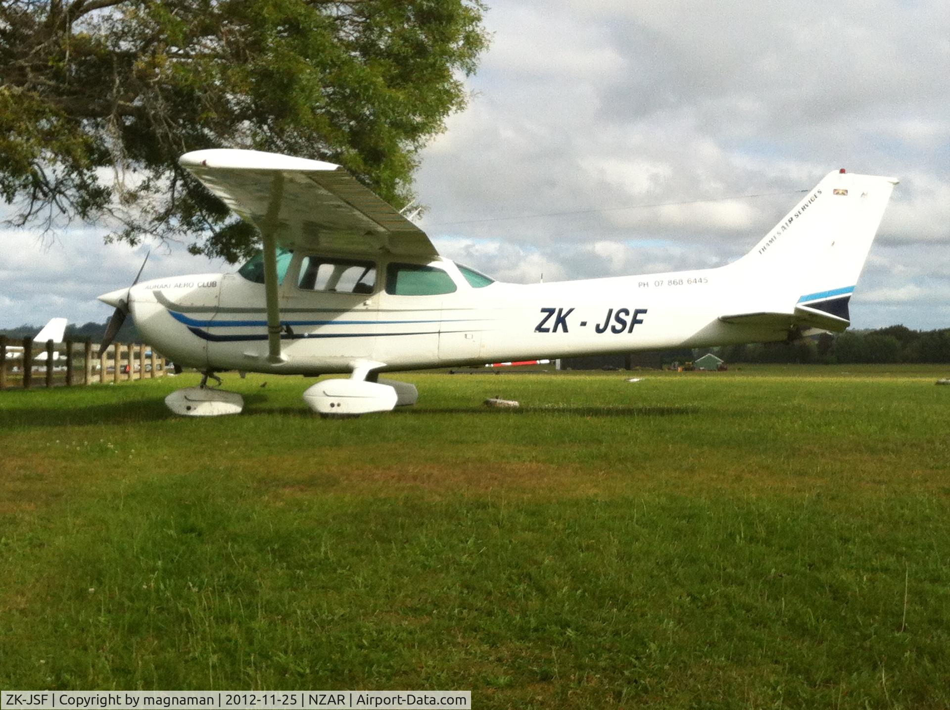 ZK-JSF, Cessna 172N C/N 17270874, Visiting from Thames just a short hop away.
