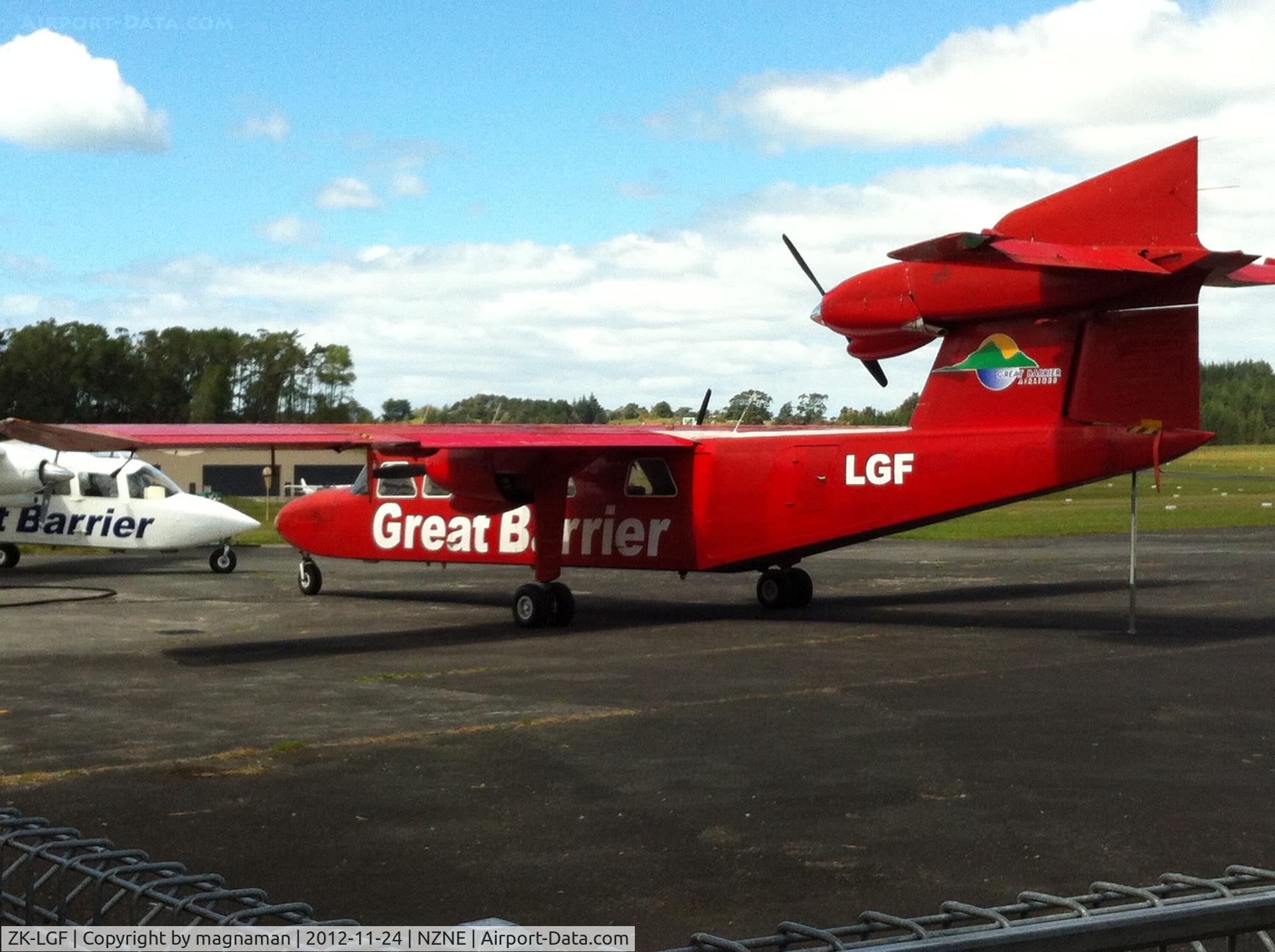 ZK-LGF, 1976 Britten-Norman BN-2A MK.III-2 Trislander C/N 1023, Always good to see these.