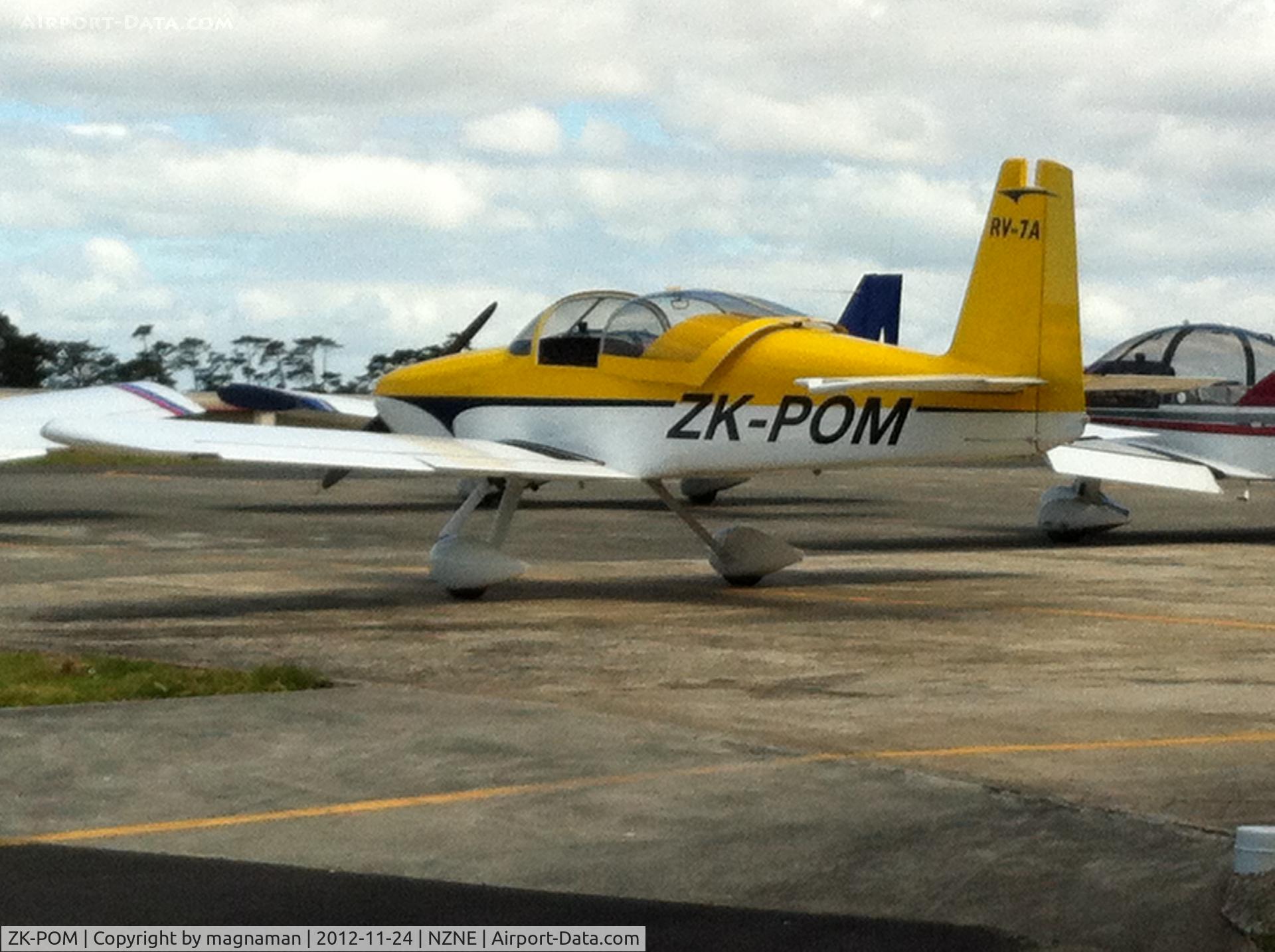 ZK-POM, Vans RV-7A C/N 70486, Nice c/s