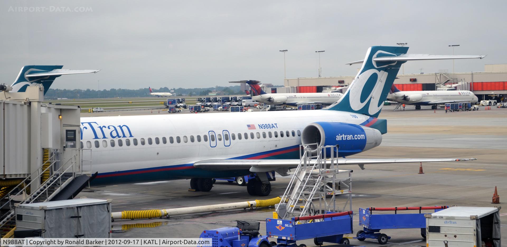 N988AT, 2001 Boeing 717-200 C/N 55068, Atlanta