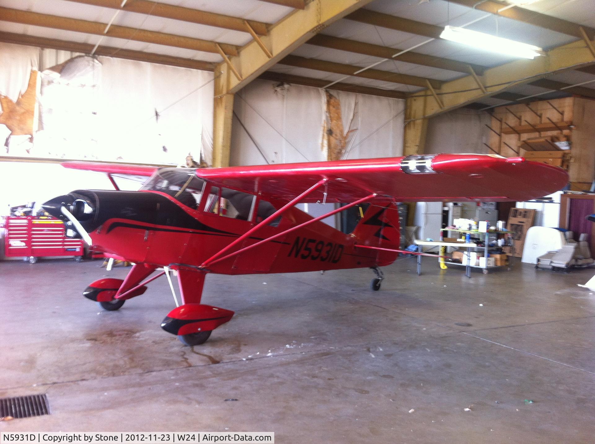 N5931D, 1956 Piper PA-22-150 C/N 22-4594, W24 Nov 2012